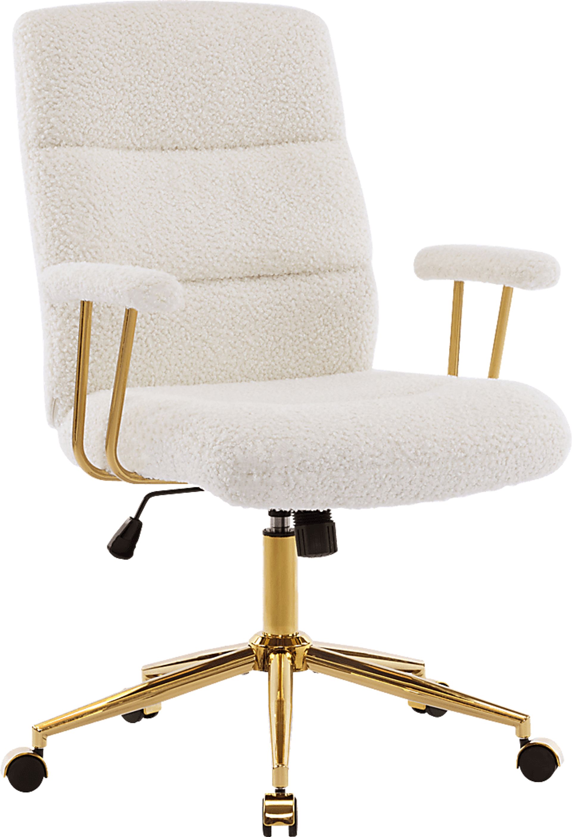 Yvoria White Office Chair - Image 1