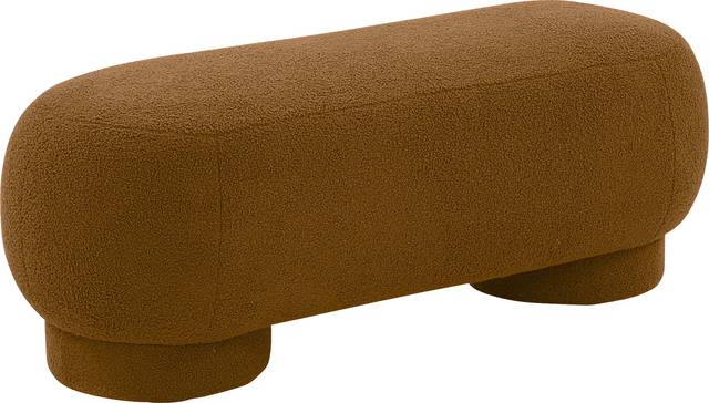 Zacate Brown Ottoman - Thumbnail - Image 1
