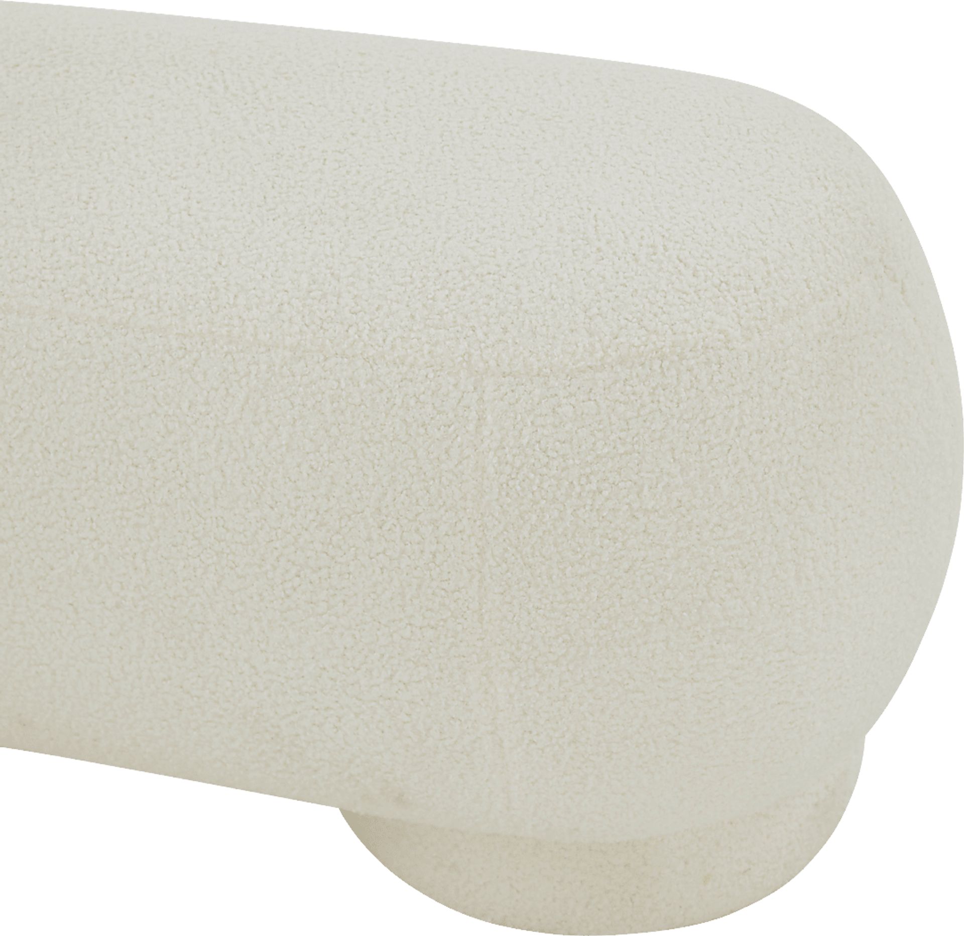 Zacate Cream Ottoman - Image 4