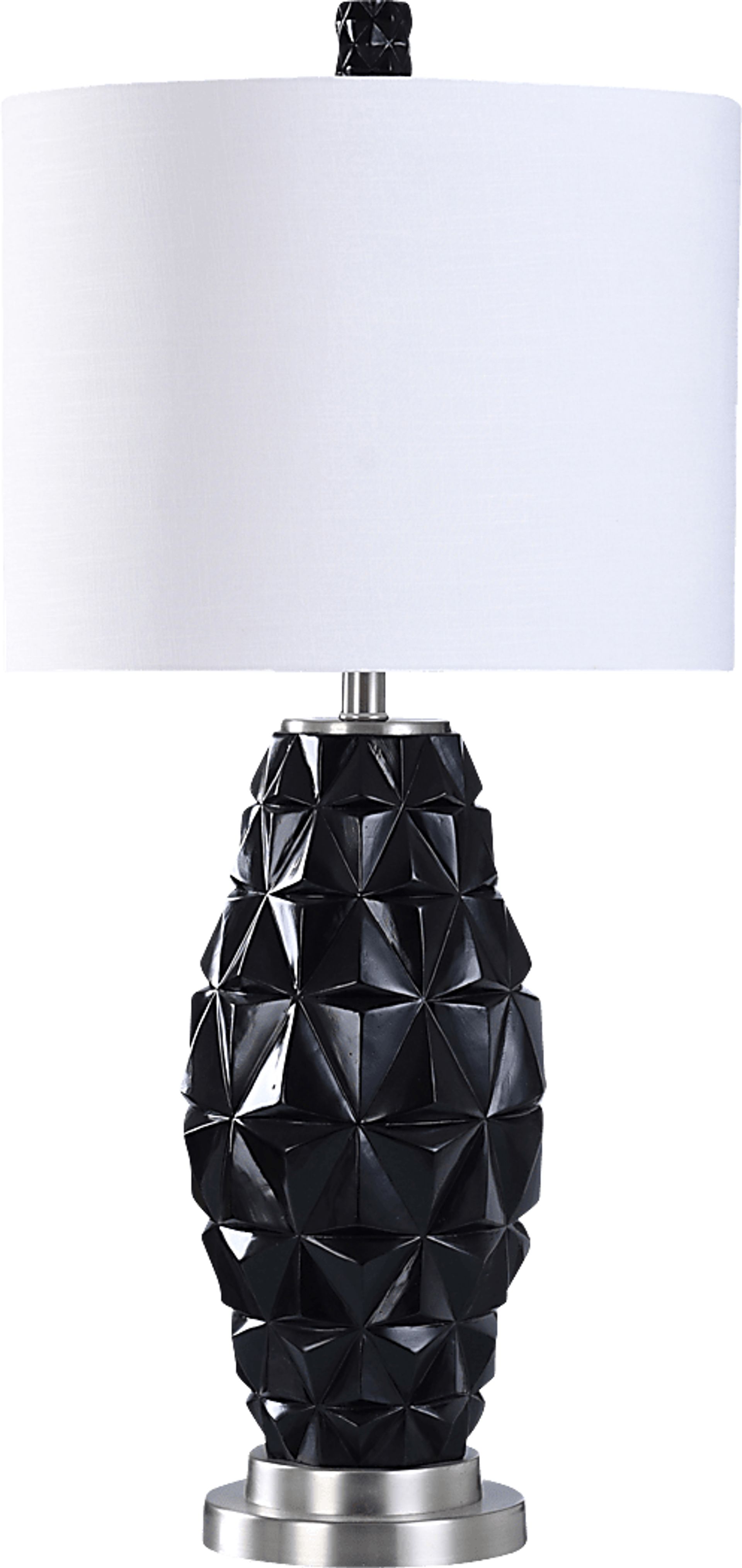 Zackar Place Black Lamp - Image 1