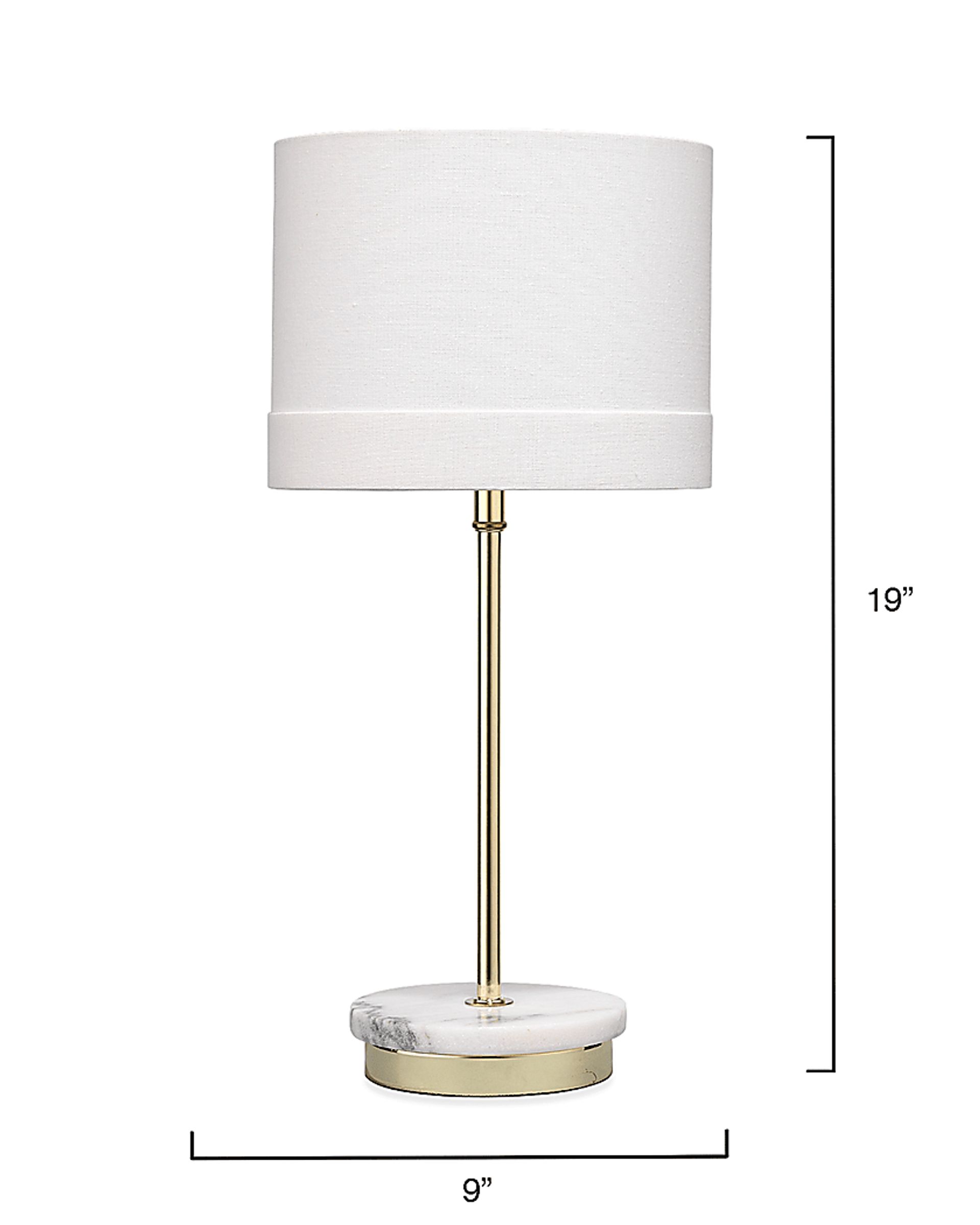 Zade View Brass Lamp - Image 4