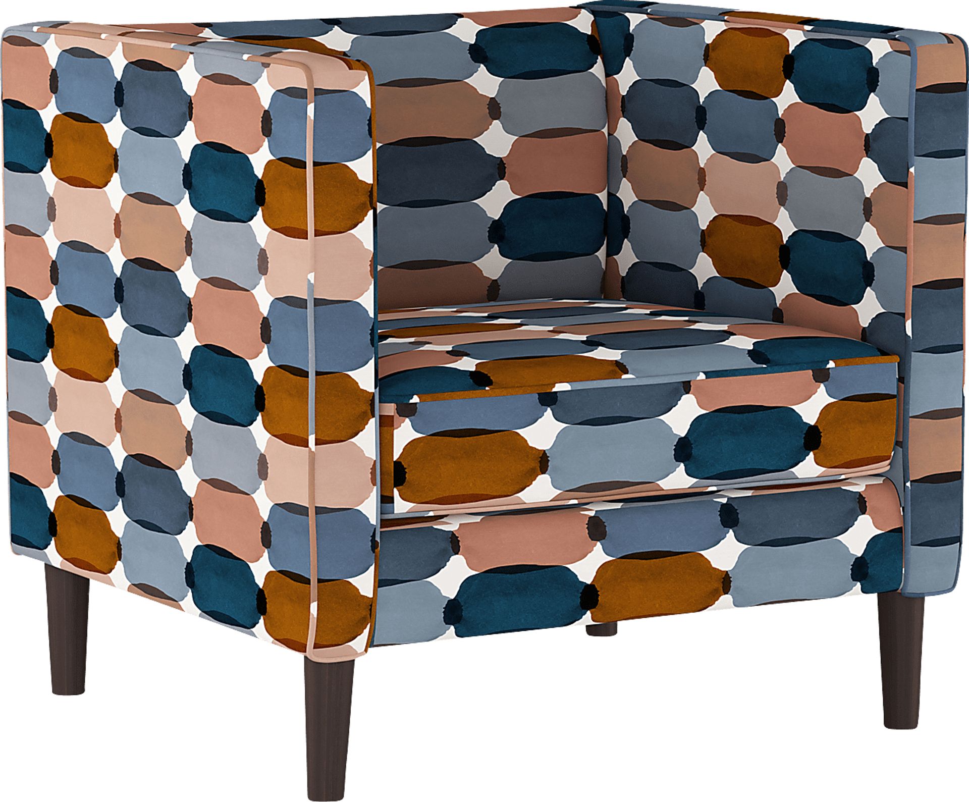 Zador Blue Accent Chair - Image 1
