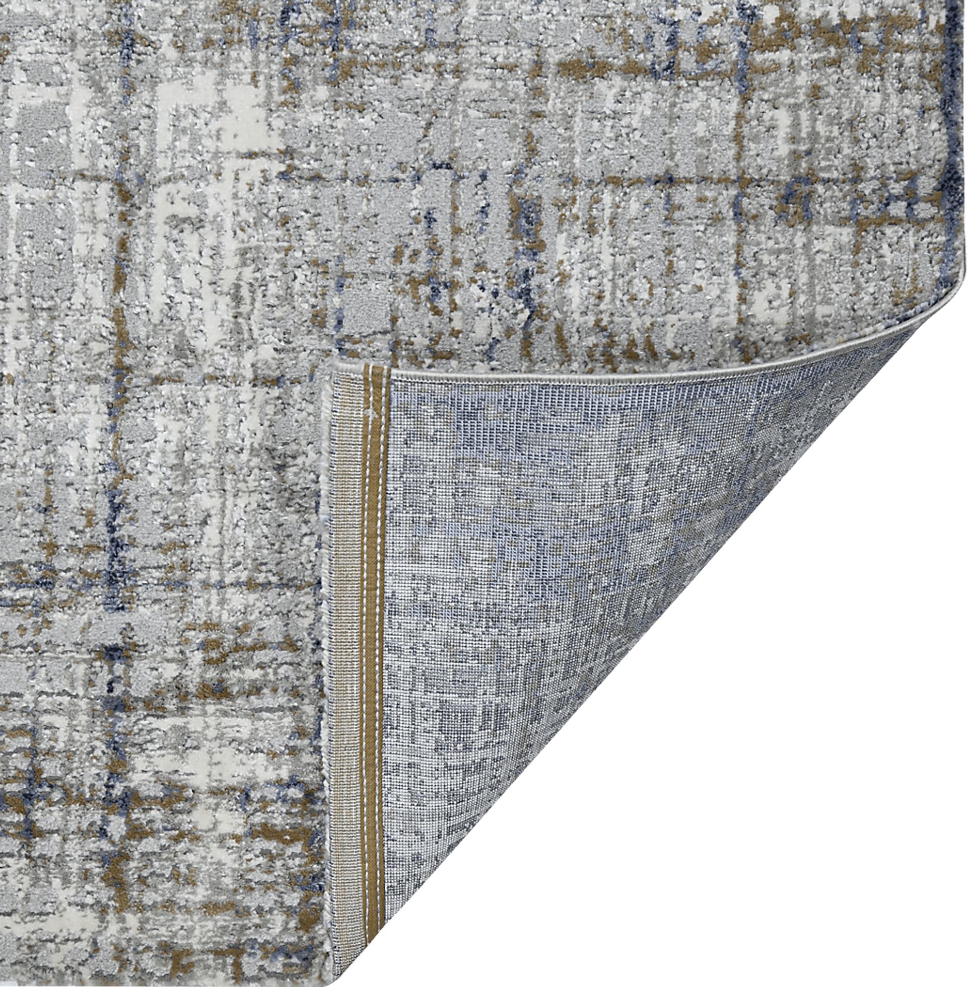 Zaheki Gray/Gold 5'3 x 7'9 Rug - Image 8