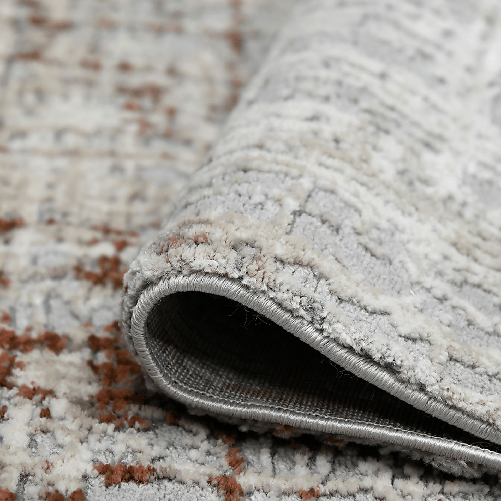 Zaheki Gray/Red 5'3 x 7'9 Rug - Image 5
