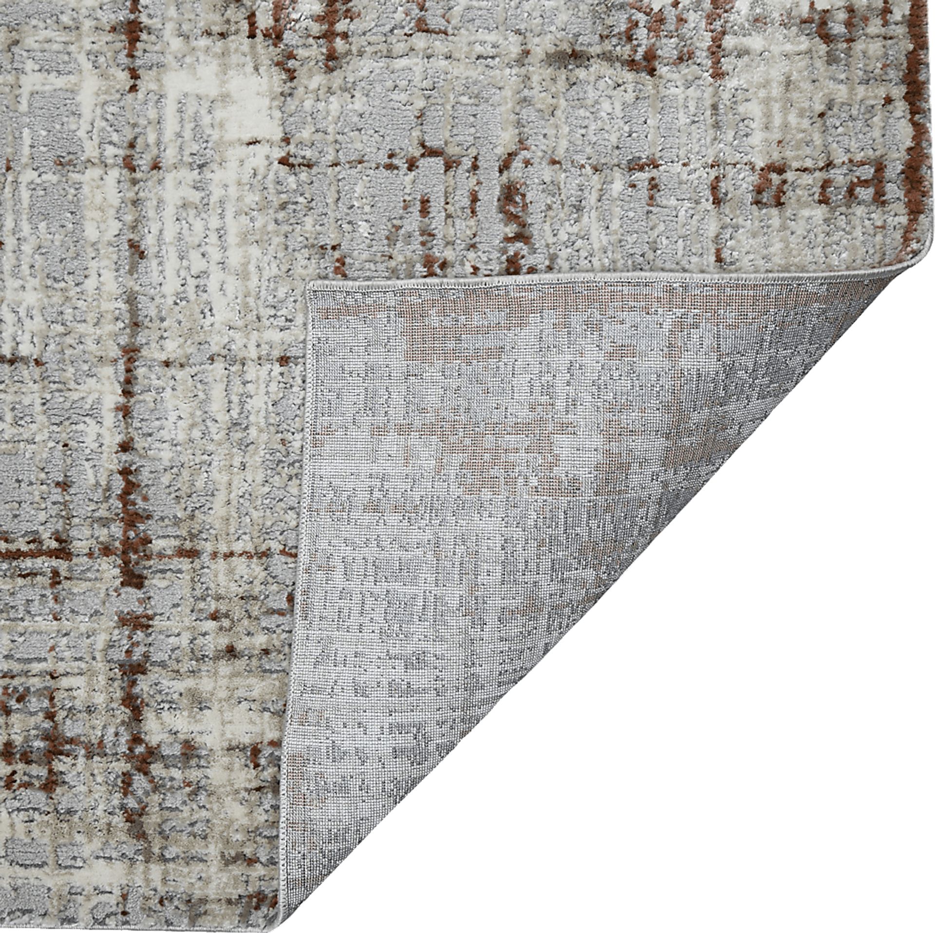 Zaheki Gray/Red 5'3 x 7'9 Rug - Image 8