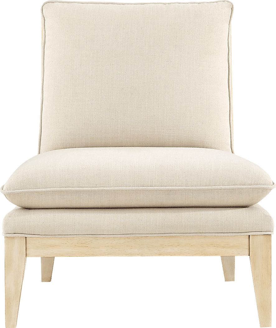 Zahno Beige Accent Chair