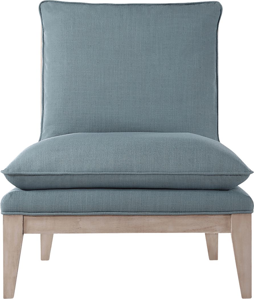 Zahno Blue Accent Chair