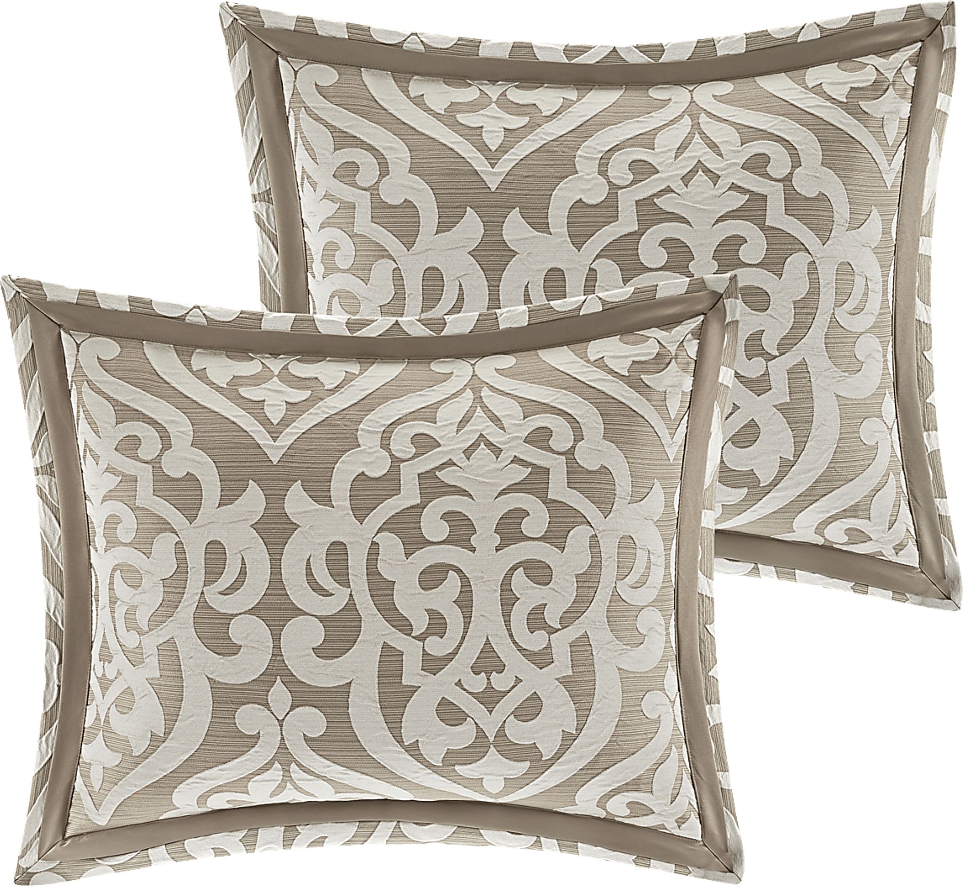 Zaida Tan 8 Pc King Comforter Set - Image 3