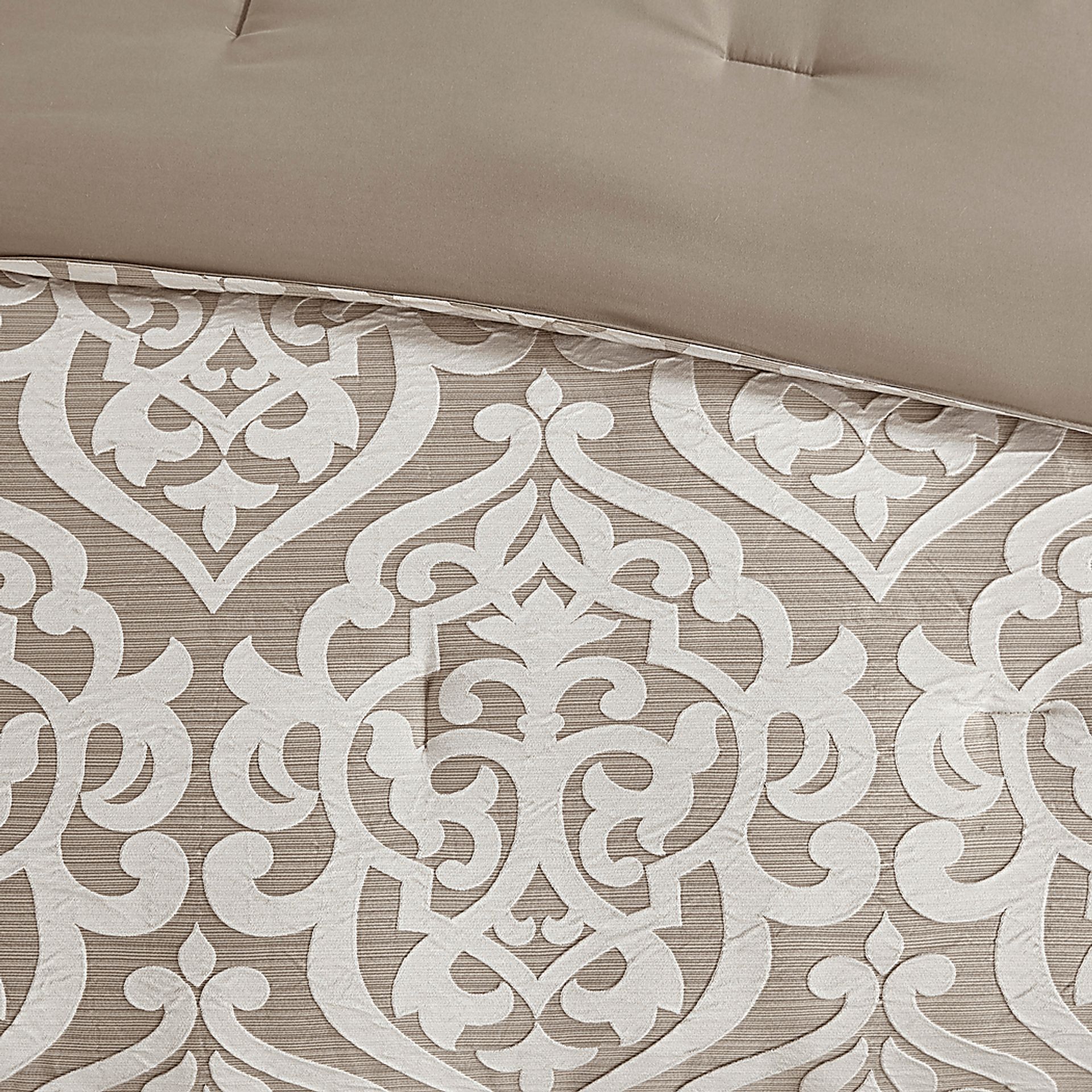 Zaida Tan 8 Pc King Comforter Set - Image 6