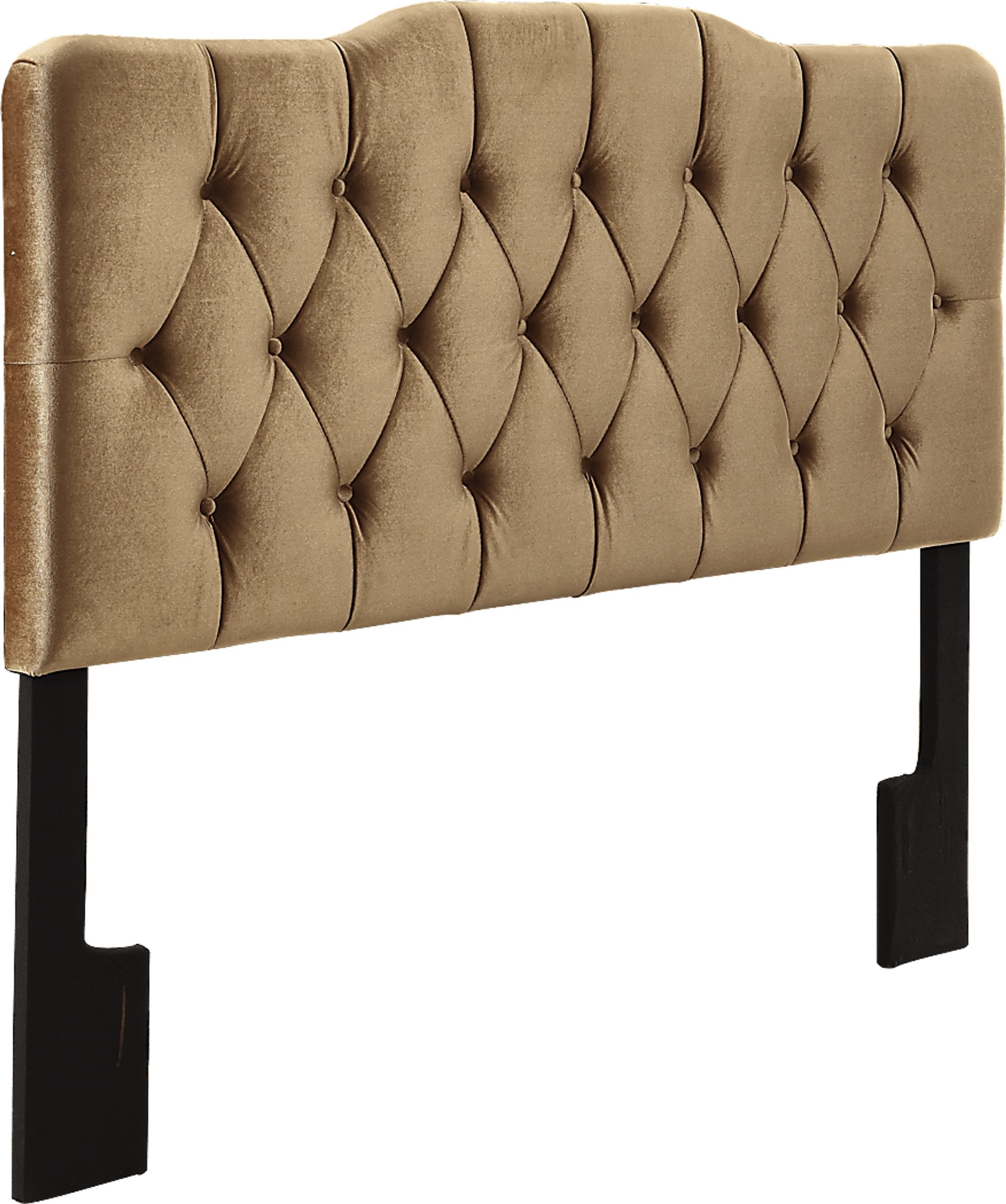 Zailey Bronze King Upholstered Headboard - Image 3