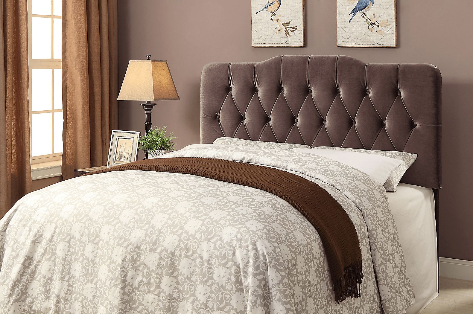 Zailey Slate Queen Upholstered Headboard Rooms To Go