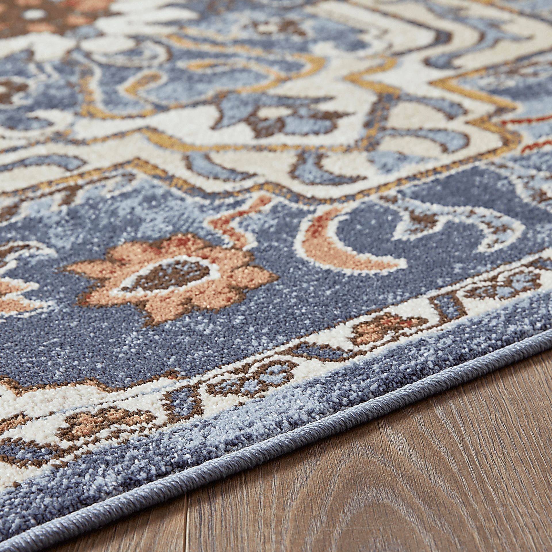 Zailorn Blue 2' x 6'7 Runner Rug - Image 2