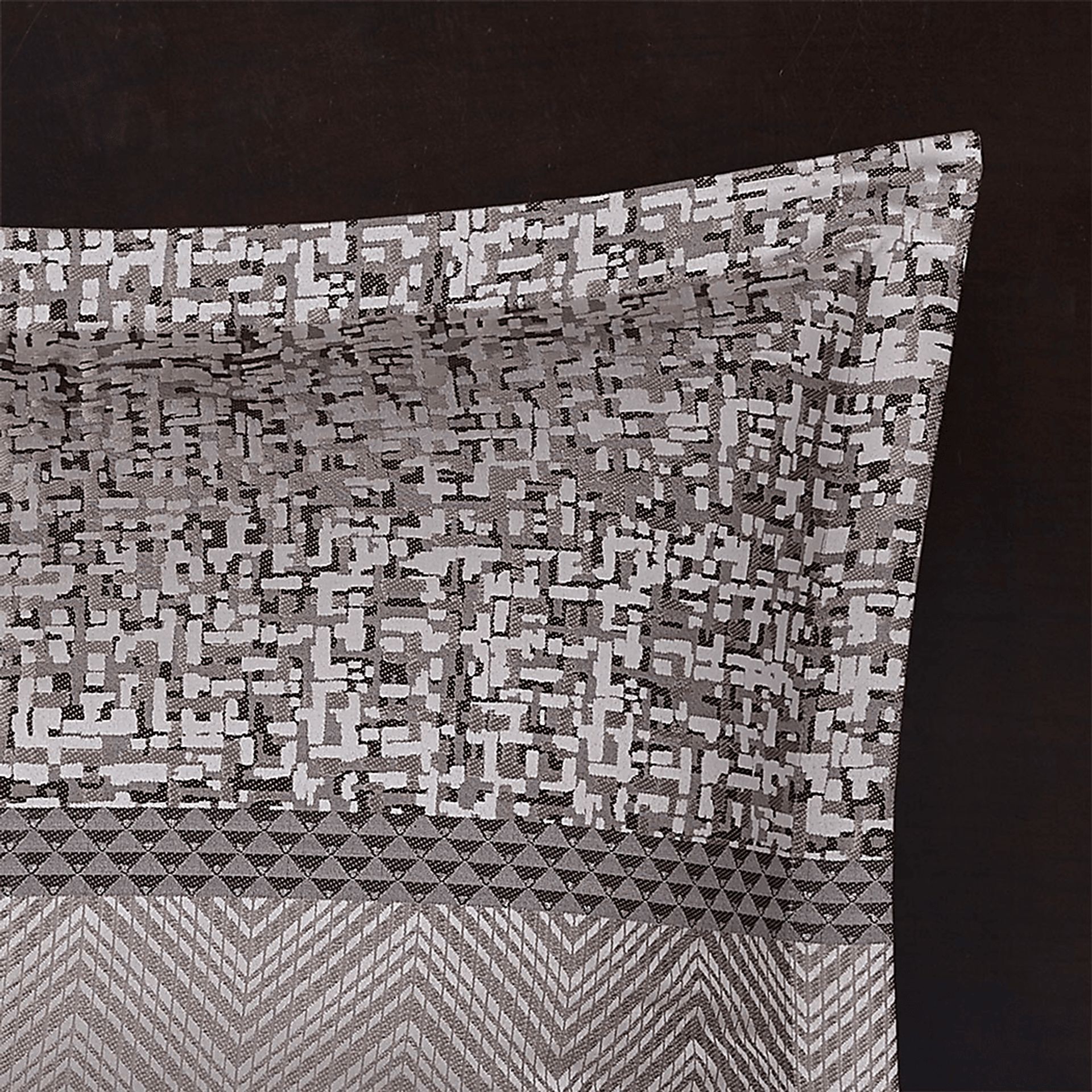 Zair Gray 7 Pc California King Comforter Set - Image 5