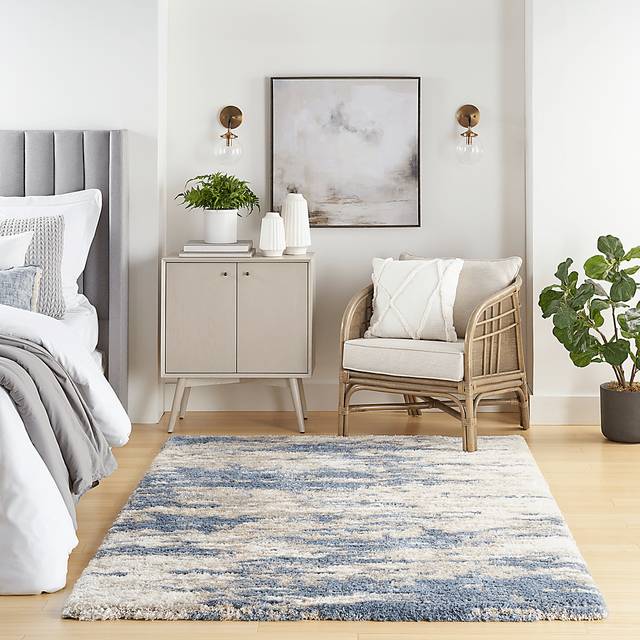 Zaistes Blue/Gray 6'7 x 9'2 Rug - Thumbnail - Image 2