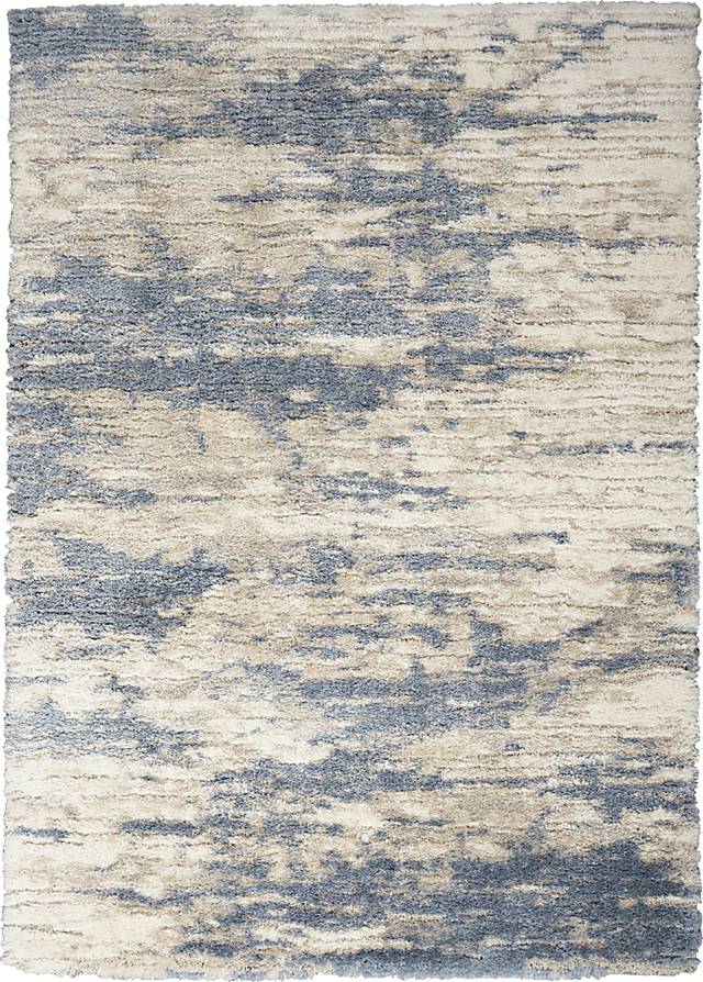 Zaistes Blue/Gray 6'7 x 9'2 Rug - Thumbnail - Image 1
