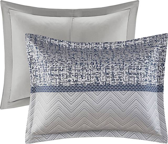 Zaiyah Blue 7 pc King Comforter Set - Thumbnail - Image 11