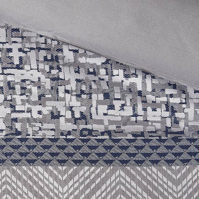 Zaiyah Blue 7 pc King Comforter Set - Thumbnail - Image 8