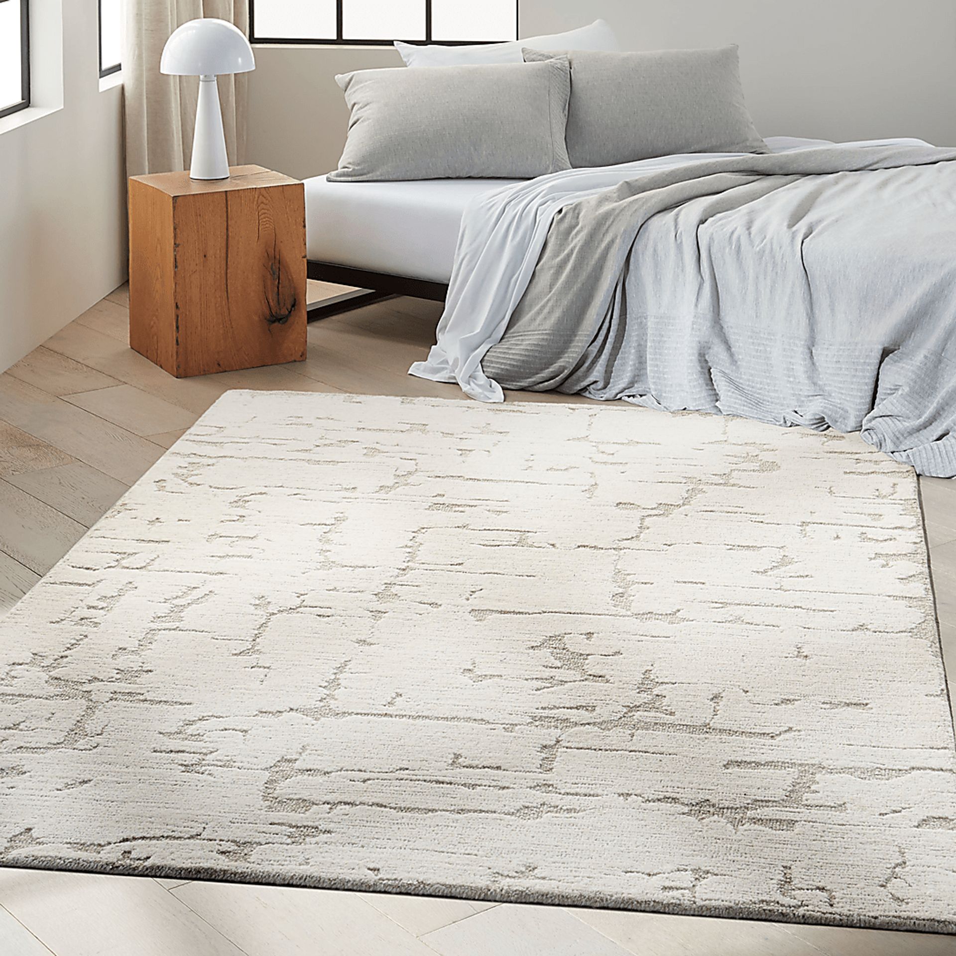 Zakir Beige 5'3 x 7'3 Rug - Image 2