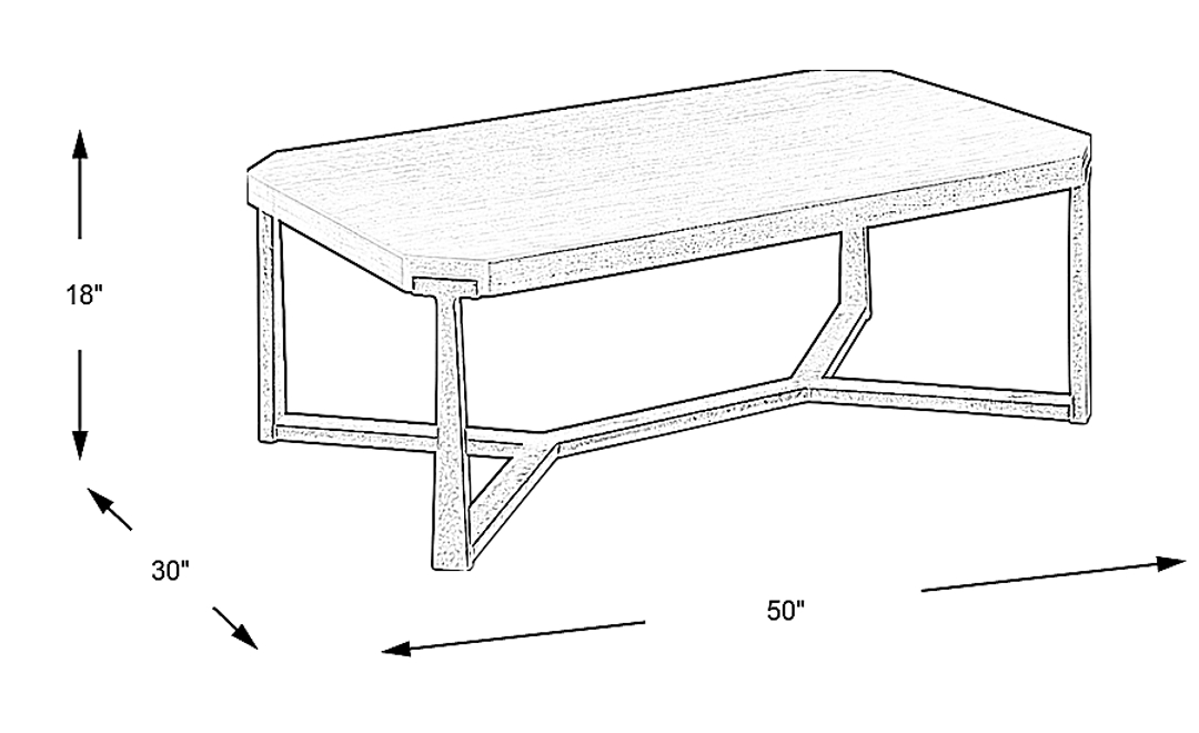Zandra Brown Cocktail Table