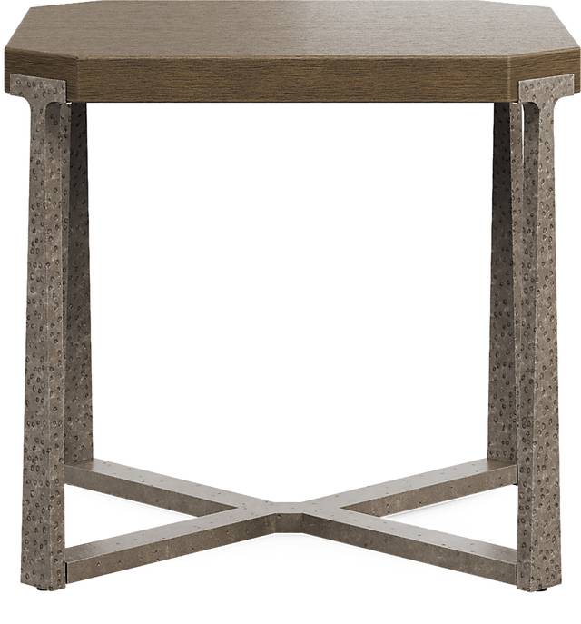 Zandra Gray End Table - Thumbnail - Image 1