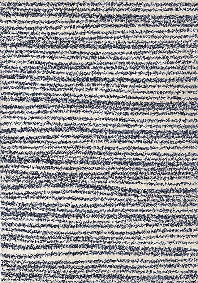 Zane Blue 6'7 x 9'8 Rug - Thumbnail - Image 1