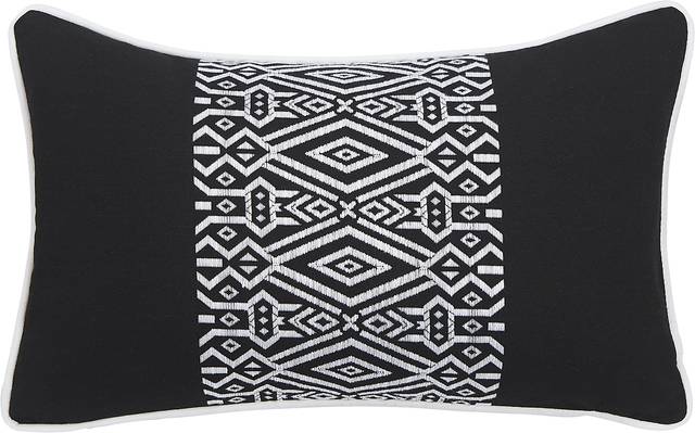 Zaraska Ebony Indoor/Outdoor Accent Pillow - Thumbnail - Image 1