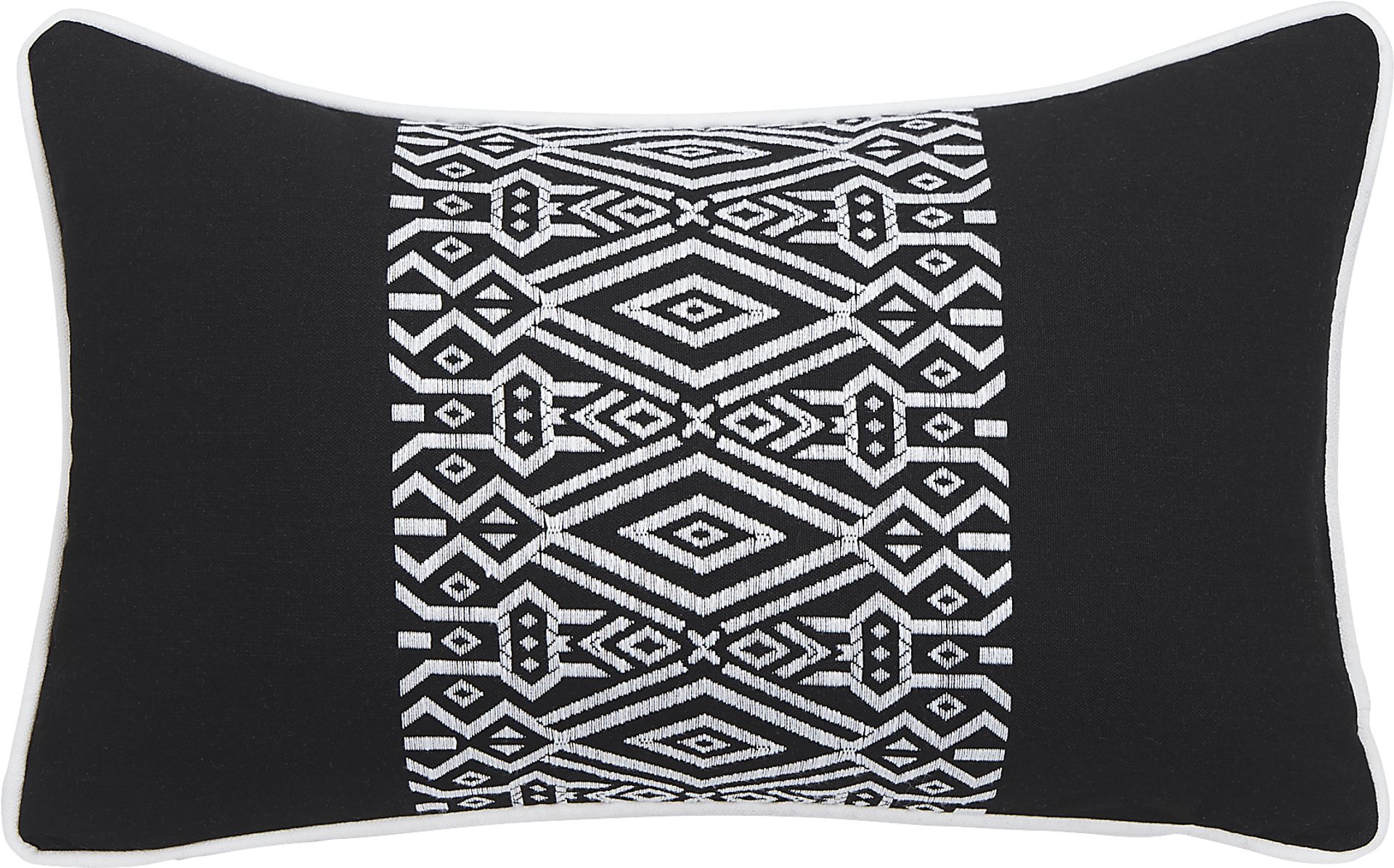 Zaraska Ebony Indoor/Outdoor Accent Pillow - Image 1
