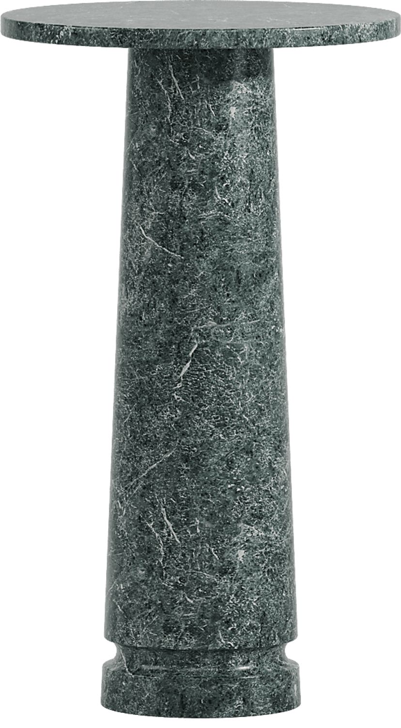 Zareen Green Marble Accent Table