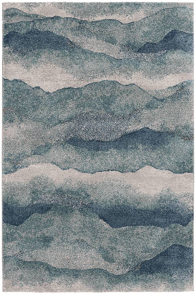 Zariah Blue 7'8 x 9'8 Rug - Thumbnail - Image 1