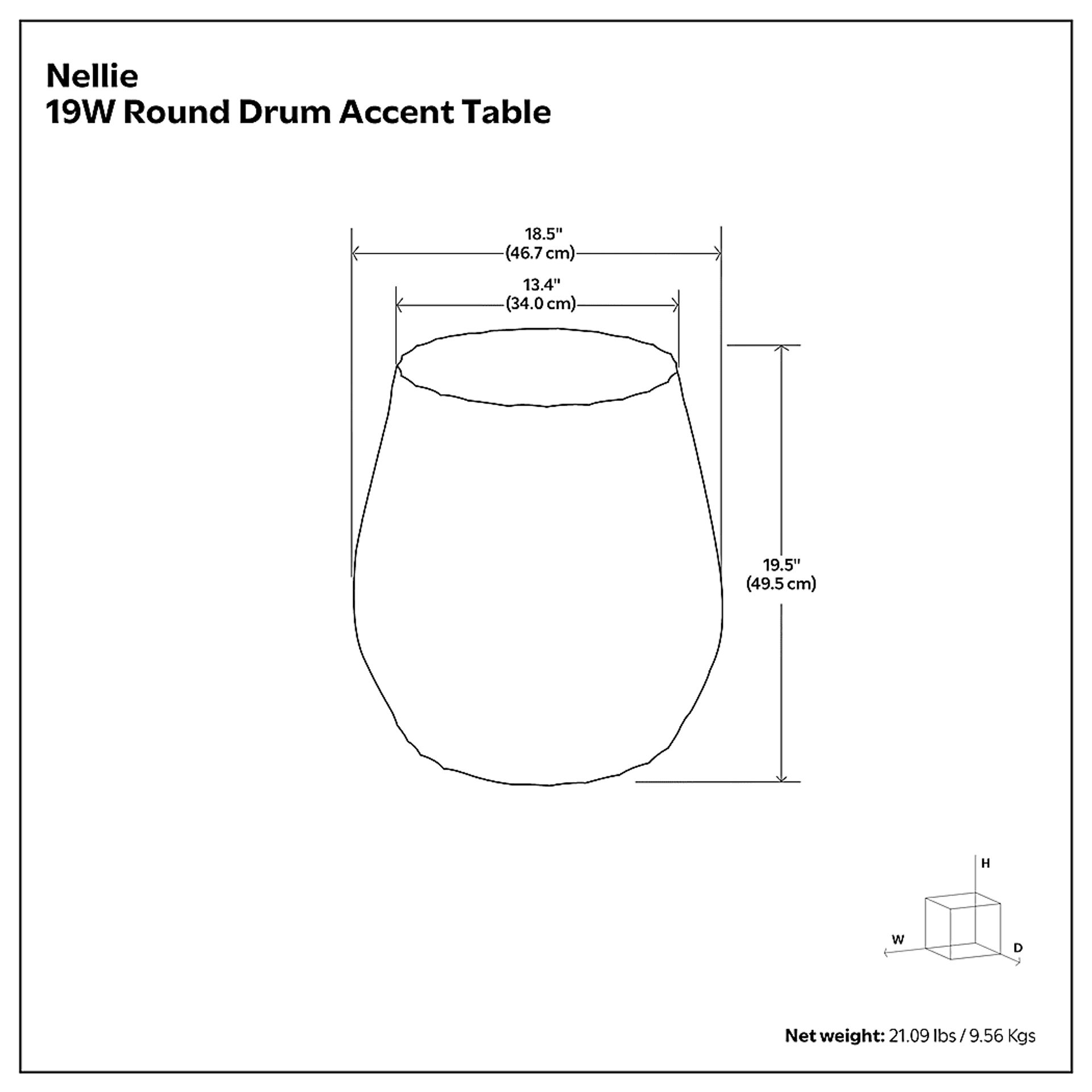 Zarrin Gray Side Table - Image 9