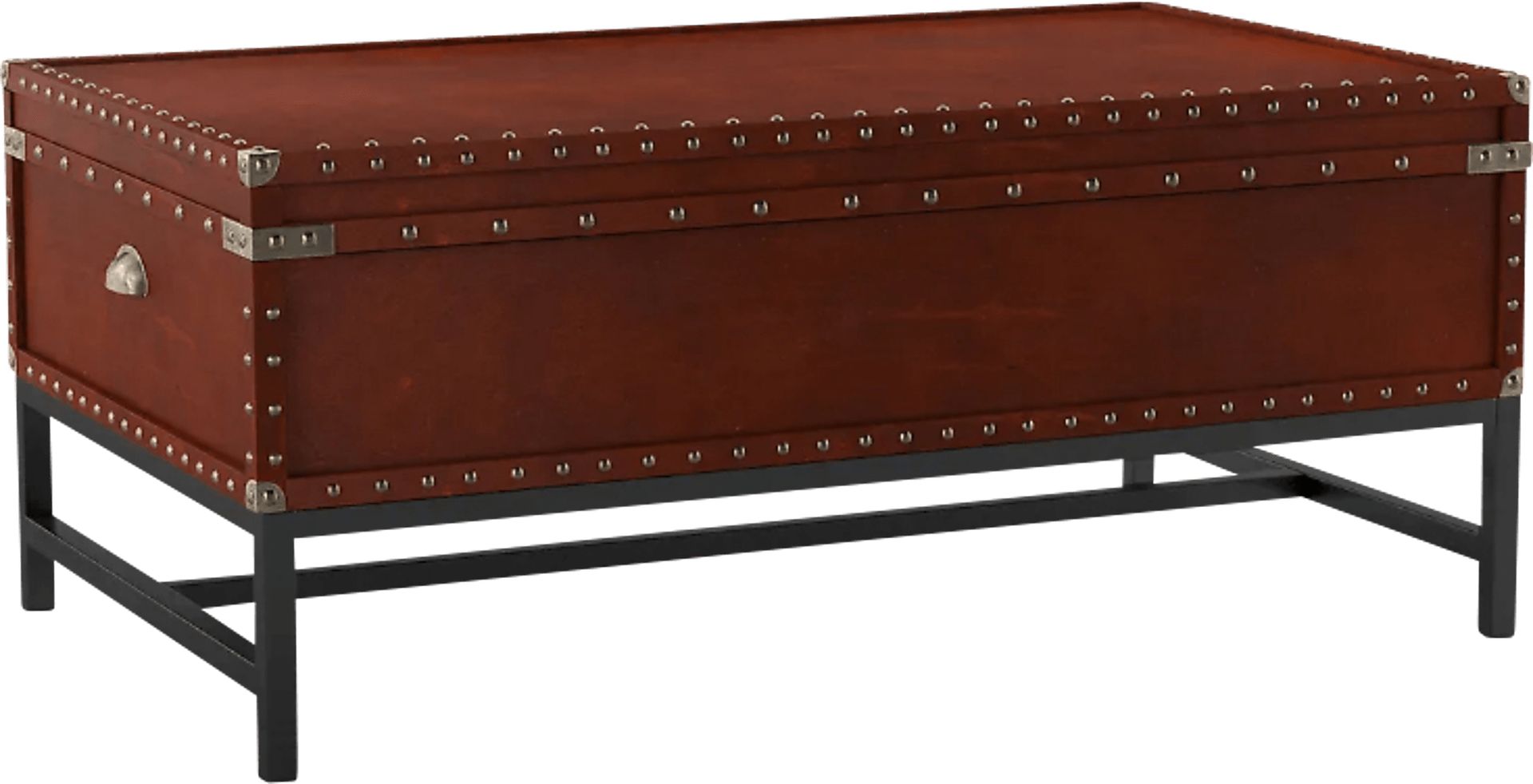 Zatan Brown Storage Cocktail Table - Image 1