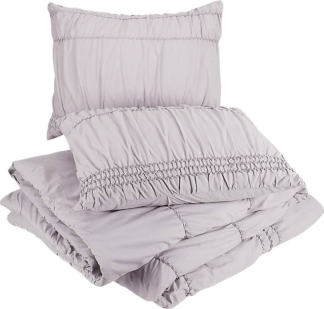 Zavia Purple 4 Pc King Comforter Set - Thumbnail - Image 4
