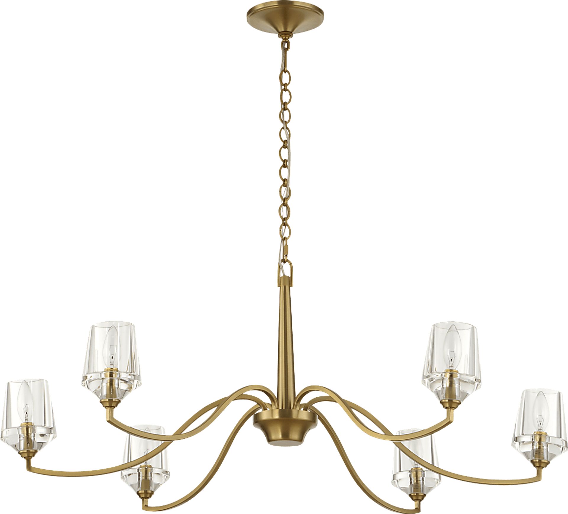 Zavir Brass Chandelier - Image 5