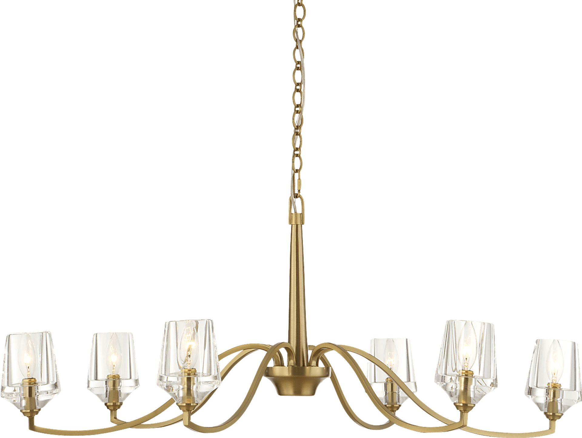 Zavir Brass Chandelier - Image 7