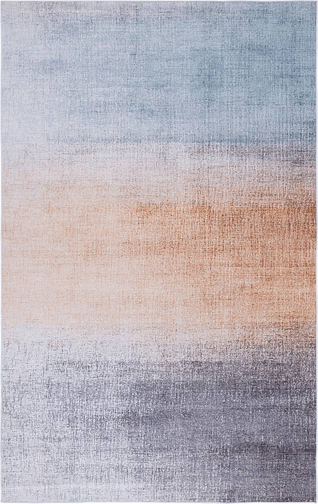 Zavo Gray/Rust 5' x 8' Rug - Thumbnail - Image 1