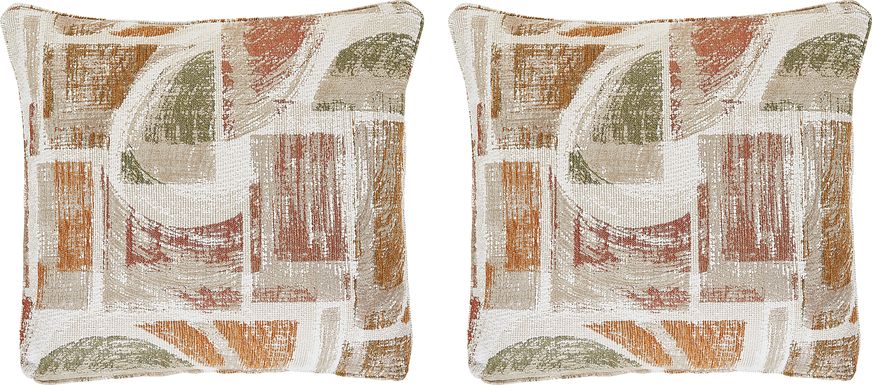 Zaybin Russet Accent Pillow, Pair of 2