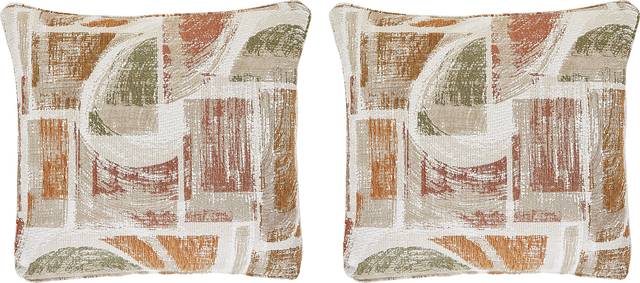 Zaybin Russet Accent Pillow, Pair of 2 - Thumbnail - Image 1