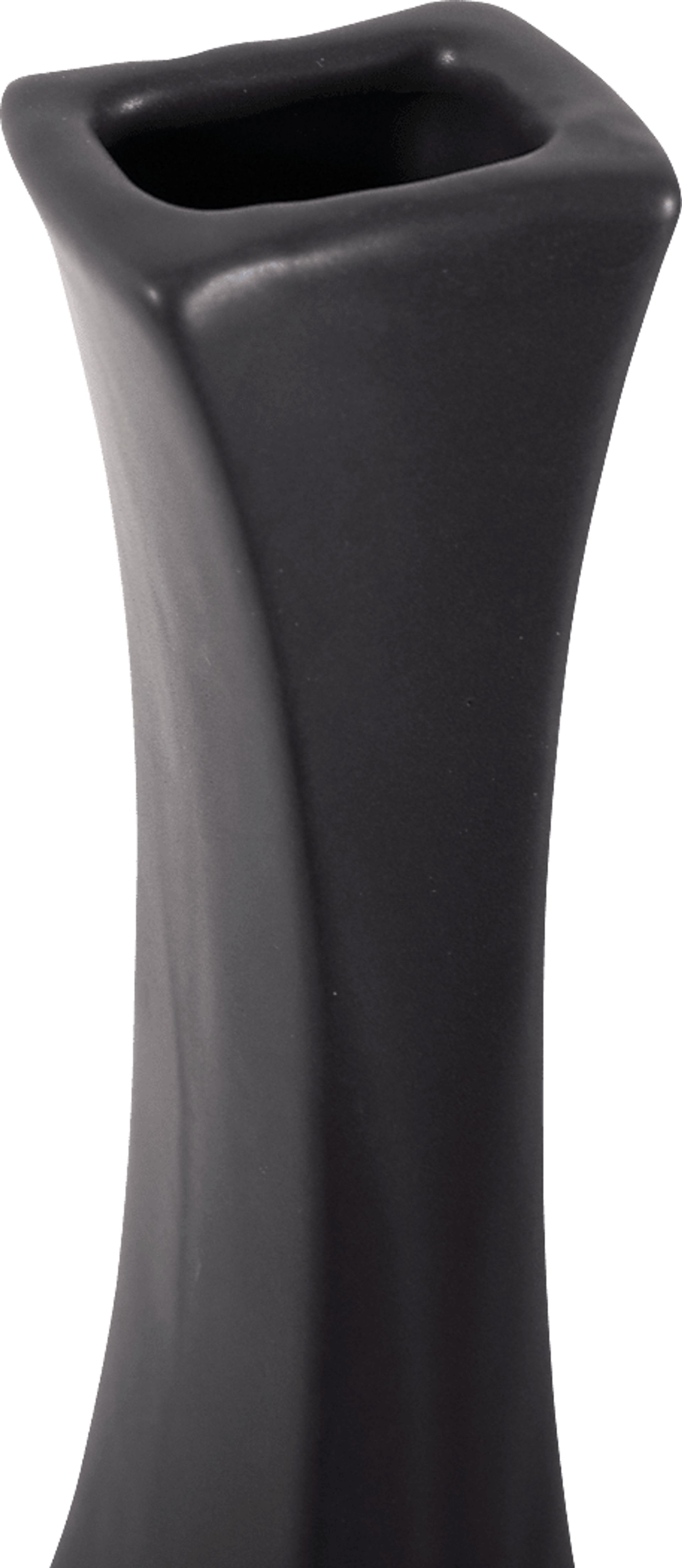 Zayd Black Low Vase - Image 9