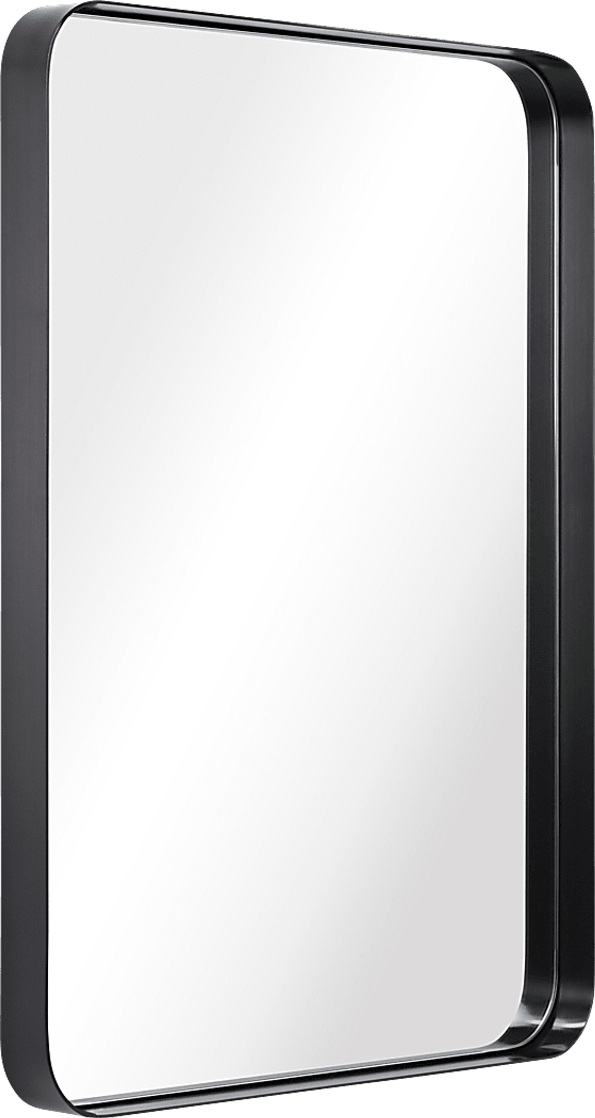 Zaylee Black Rectangular Mirror - Image 2