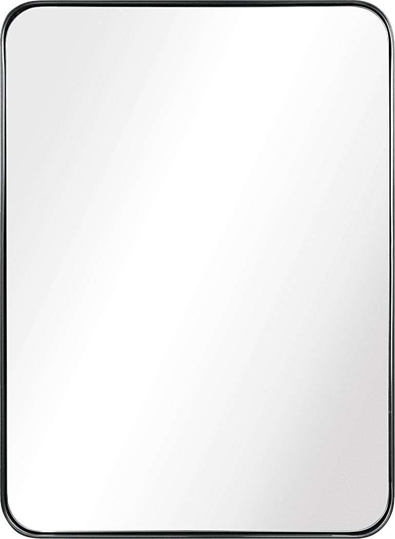 Zaylee Black Rectangular Mirror