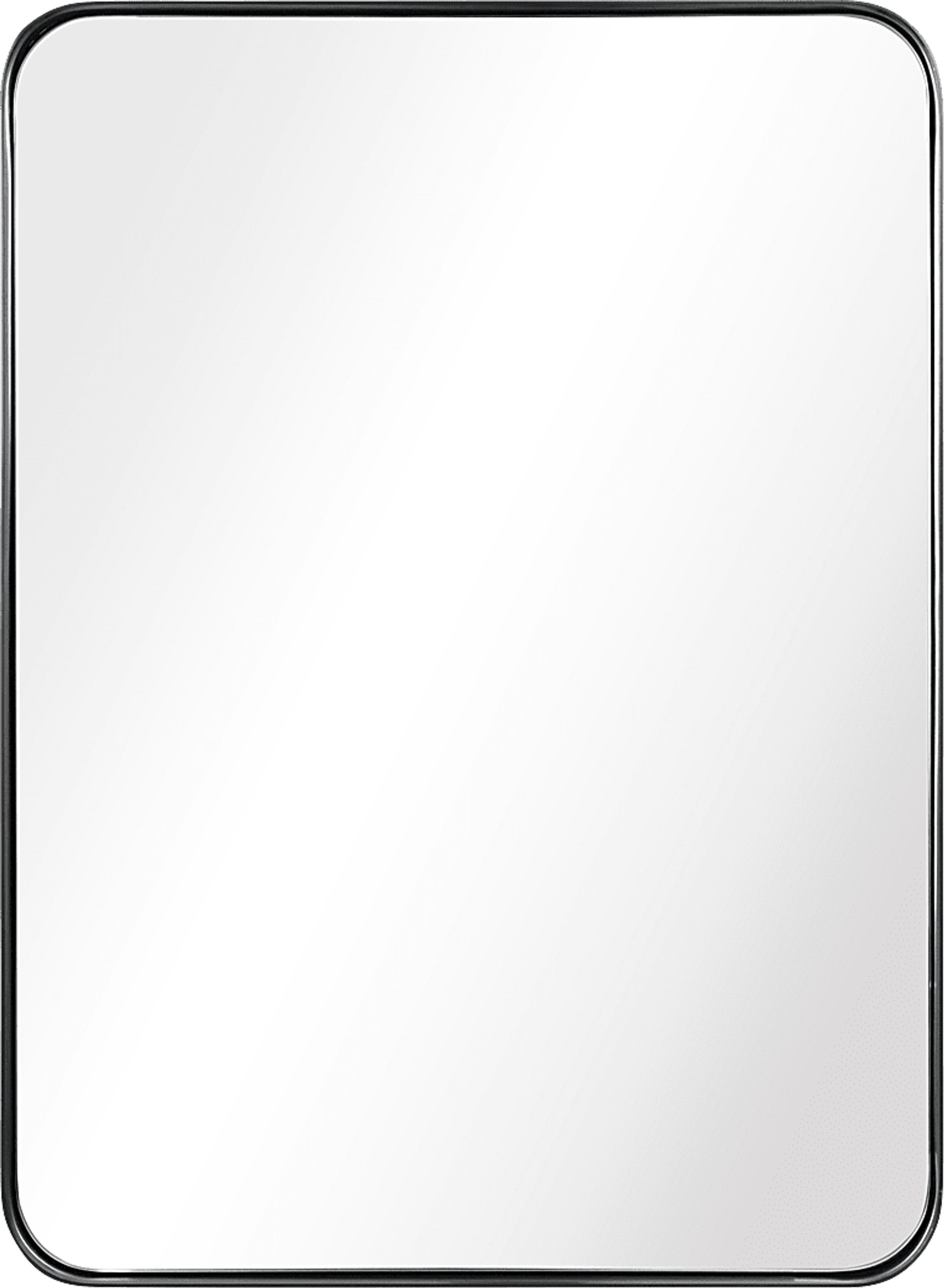 Zaylee Black Rectangular Mirror - Image 1