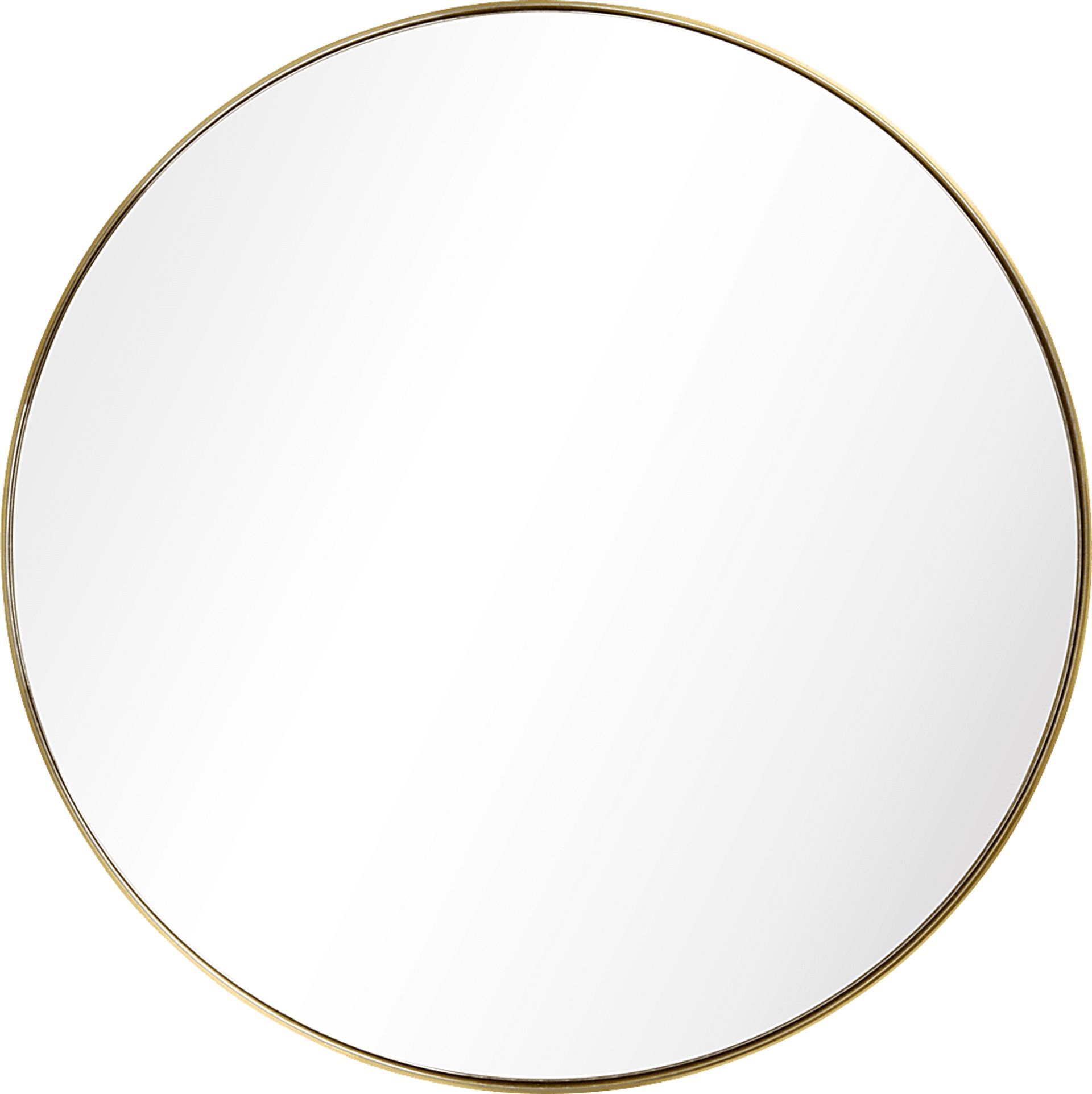 Zaylee Gold Round Mirror - Image 1
