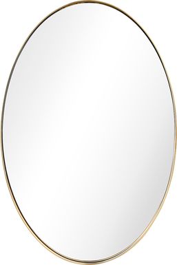 Zaylee Gold Oval Mirror