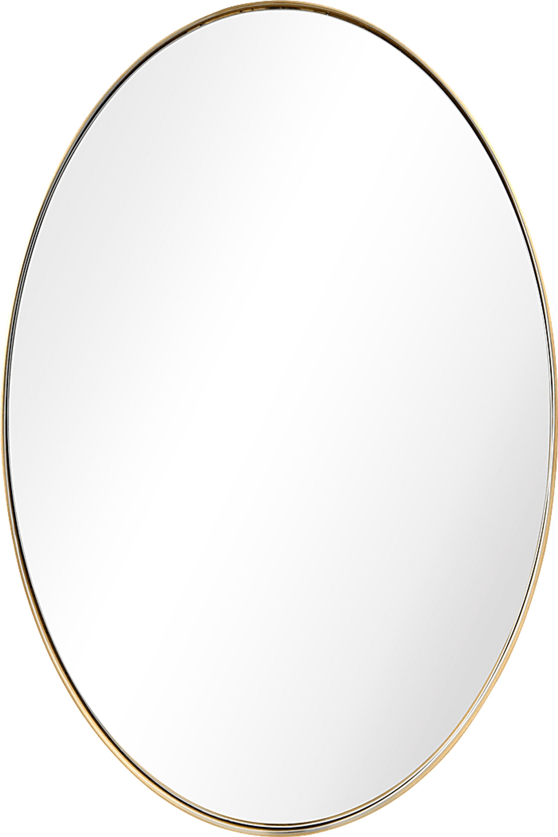 Zaylee Gold Oval Mirror - Image 1