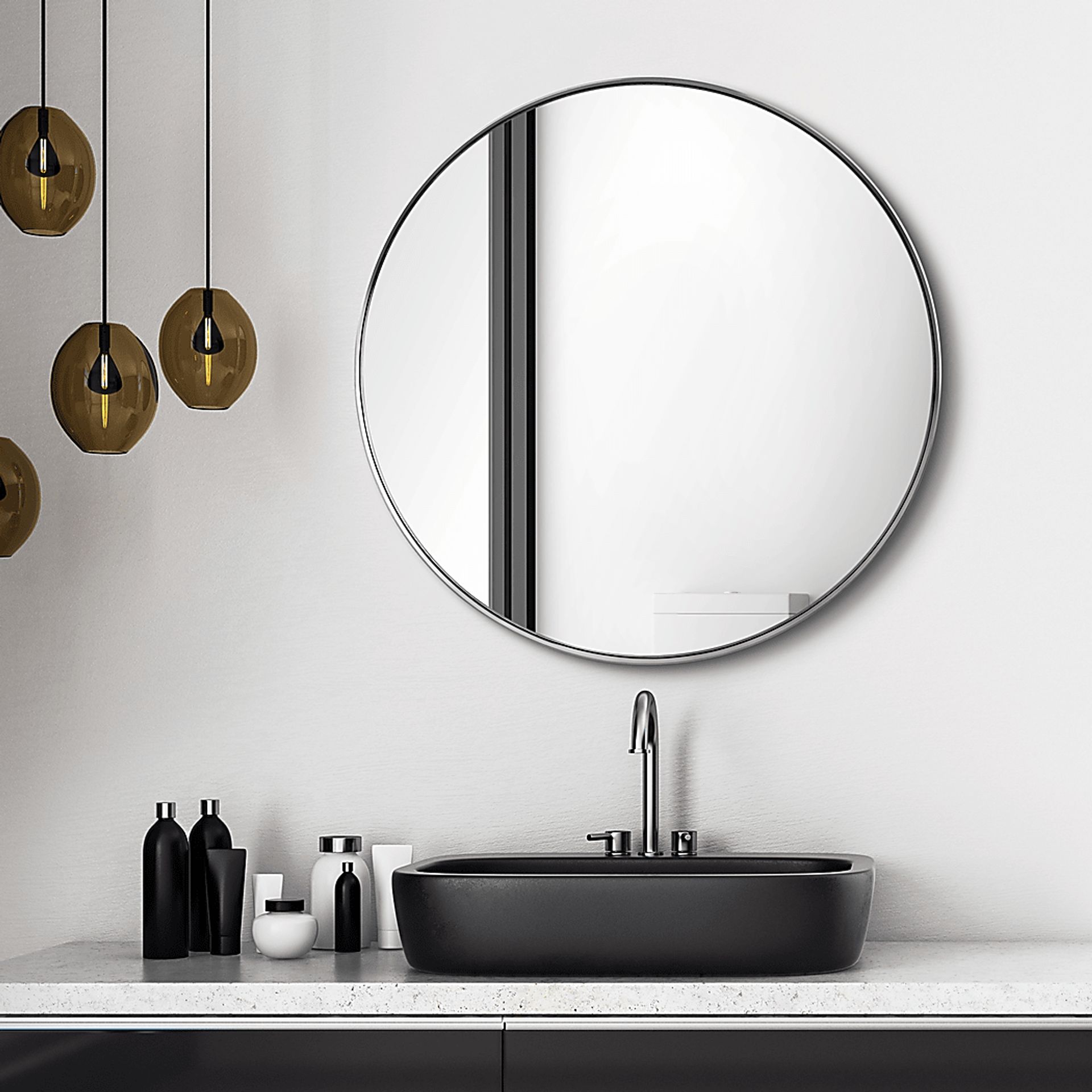 Zaylee Silver Mirror - Image 9