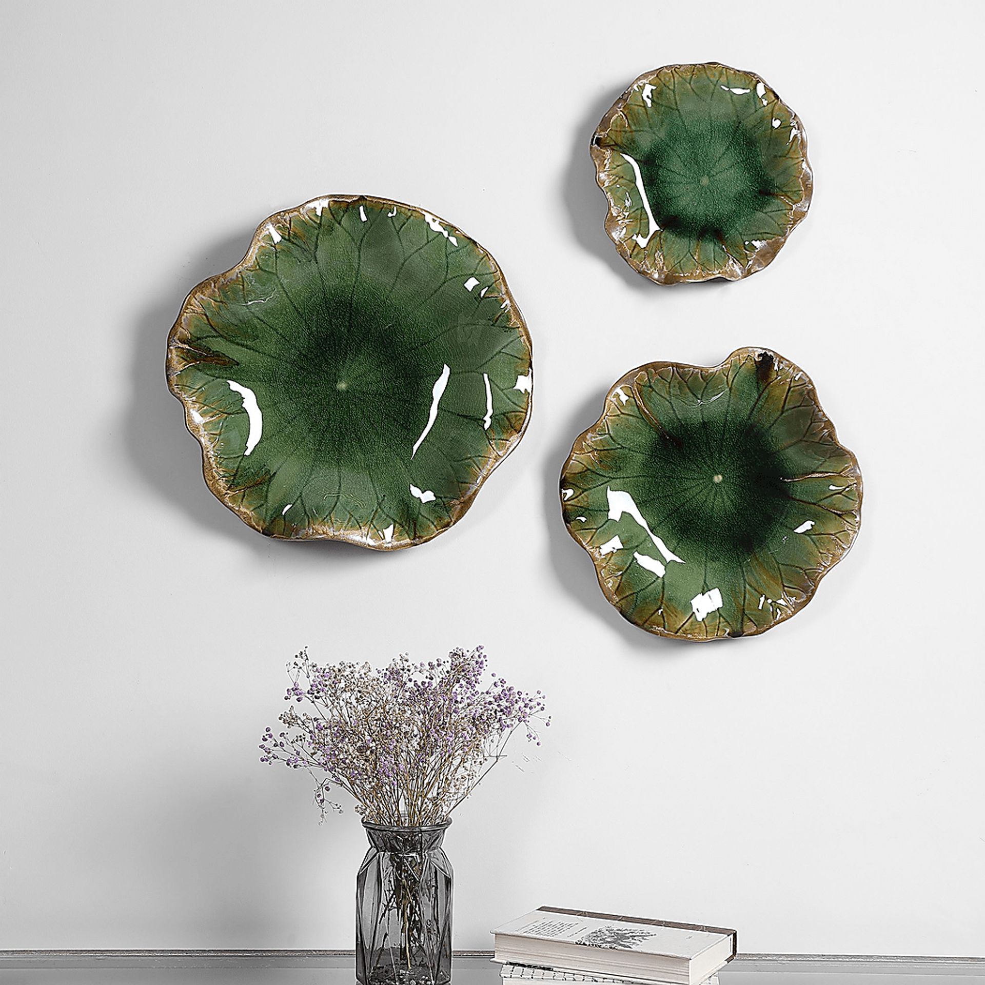 Zayley Green Wall Decor, Set of 3 - Image 4