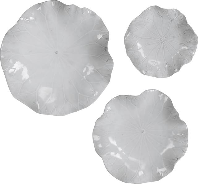 Zayley White Wall Decor, Set of 3 - Thumbnail - Image 1