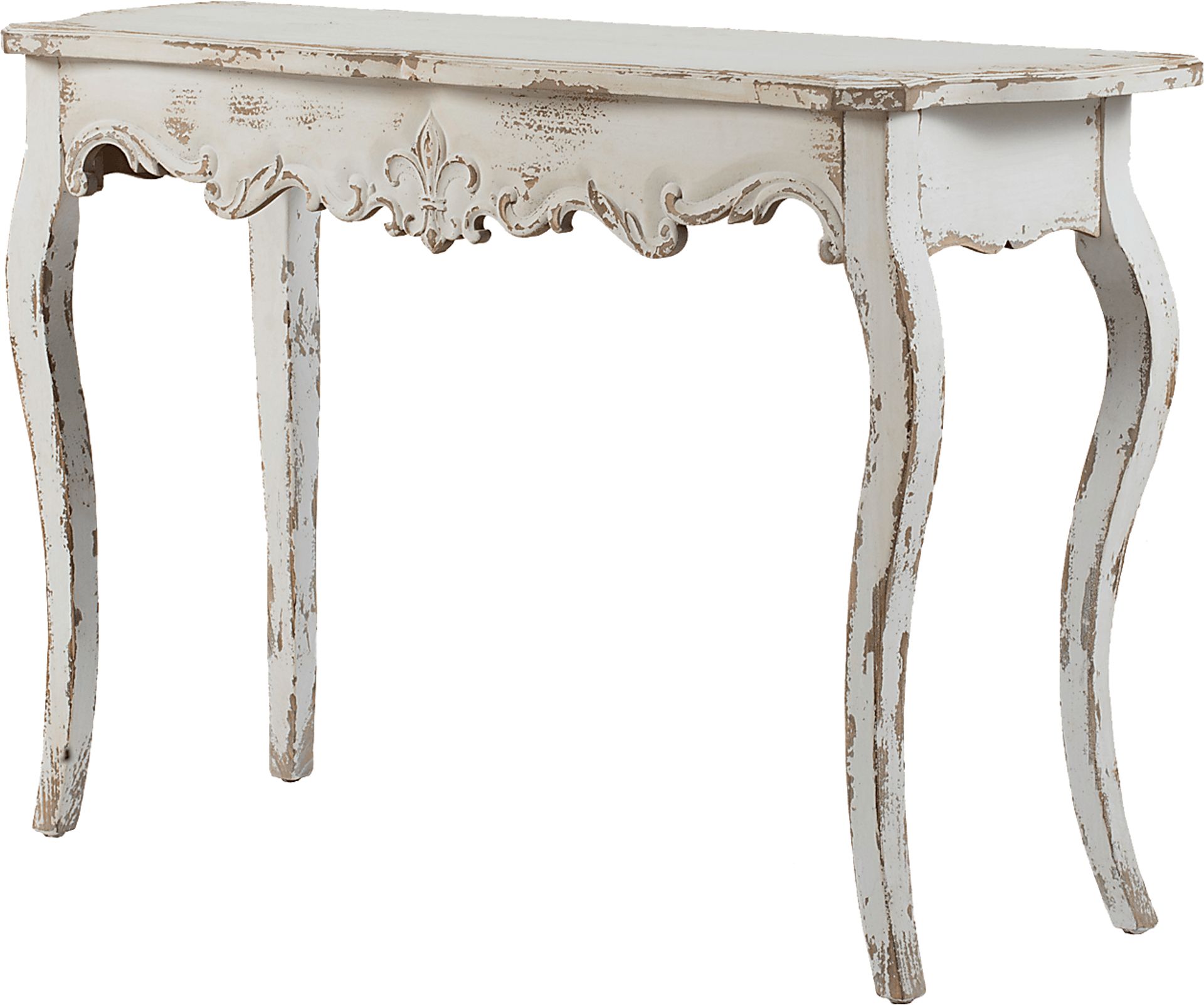 Zeally White Sofa Table - Image 1