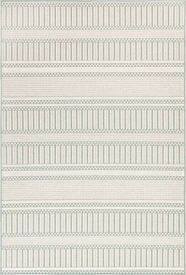 Zeana Blue 4'10 x 7'6 Indoor/Outdoor Rug - Thumbnail - Image 1
