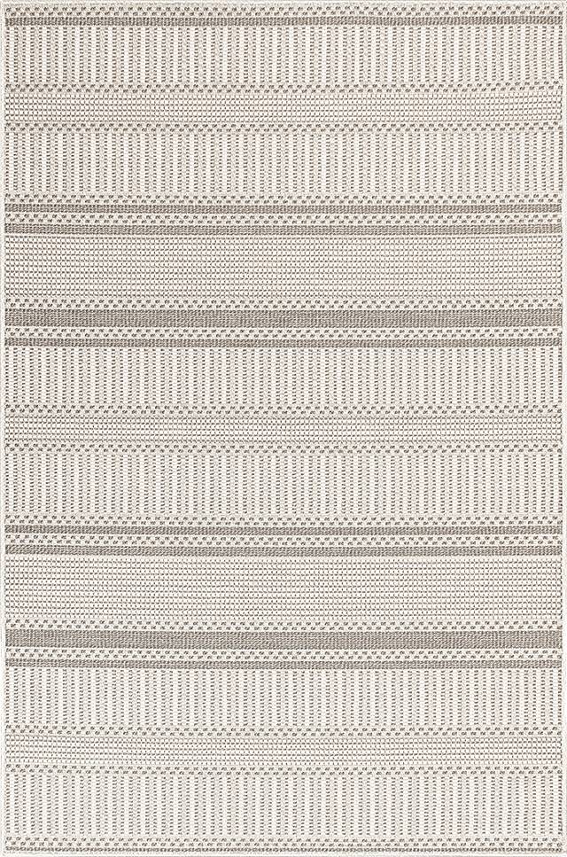 Zeana Gray 4'10 x 7'6 Indoor/Outdoor Rug - Thumbnail - Image 1